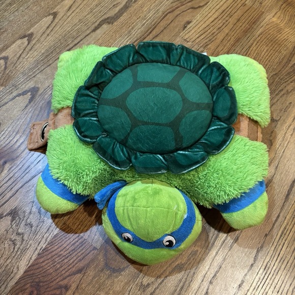 Pillow Pets TMNT Leonardo Plush 16" Stuffed Animal Toy - Picture 1 of 11